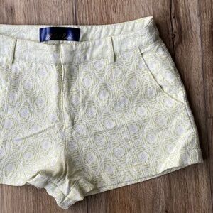 Lime Green Design Shorts